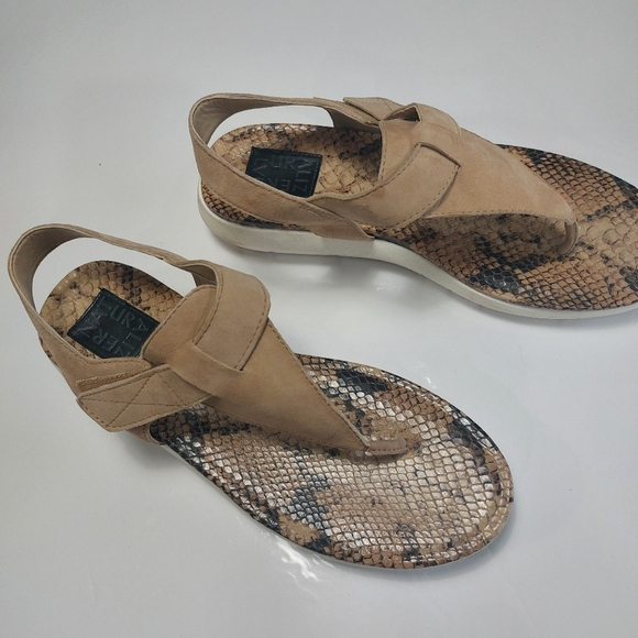 Naturalizer Lincoln Ladies Leather Sandals/Flip Flop Tan Size 9.5M - Picture 5 of 10